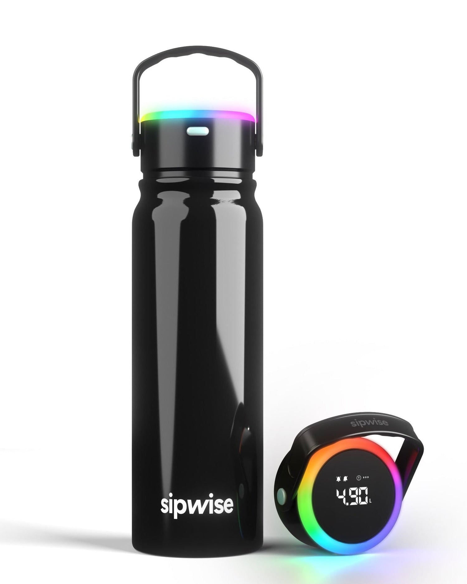 Smart water bottle that helps you measure or track your water intake.