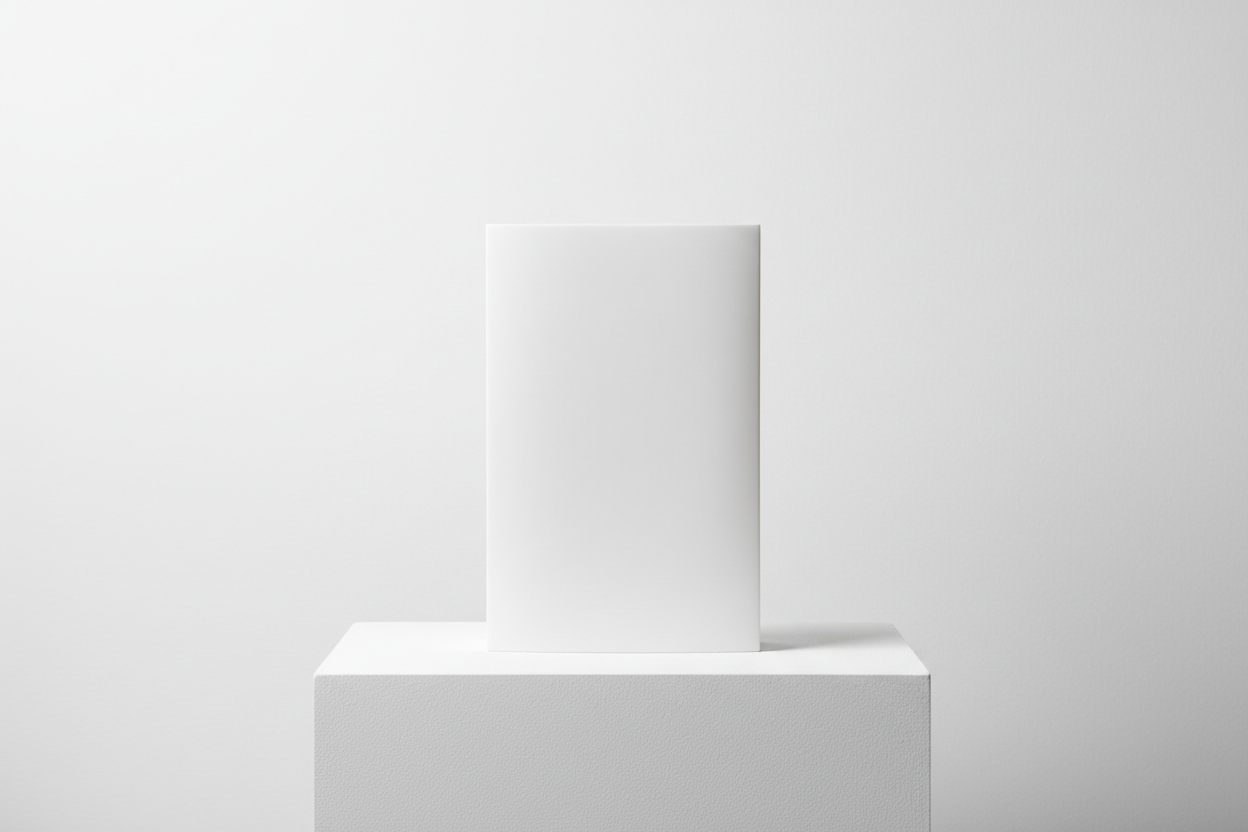 minimal white rectangle
